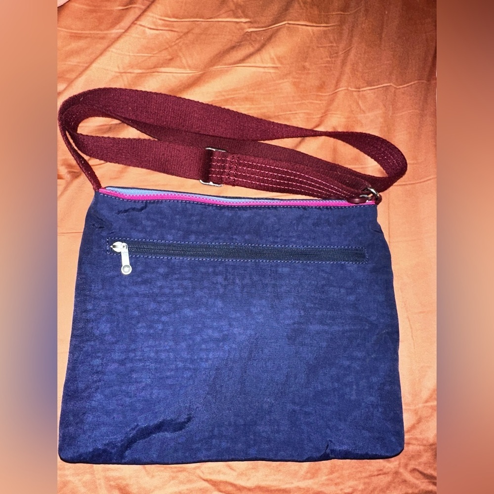 Kipling purple and blue Crossbody Bag retro - Picture 3 of 6